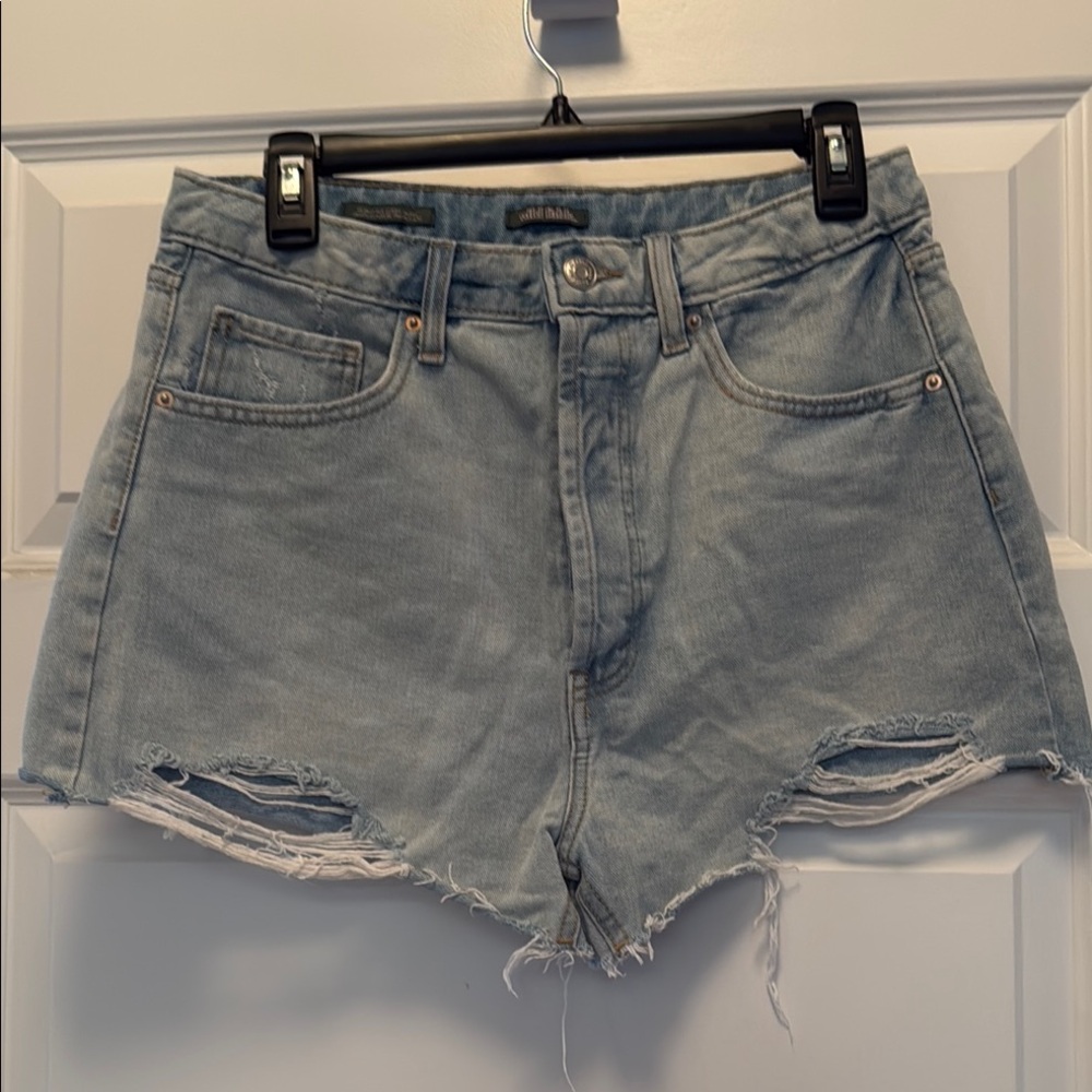 Denim Light Blue Women's Shorts